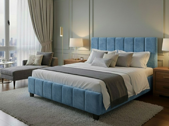 Transform your bedroom into a modern retreat with the Ozias Upholstered Bed Frame. Experience elegance and comfort that complements your contemporary style.